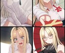 イラスト描きます ふんわり可愛い、ちょっぴりセクシーなイラストをお描きします イメージ4