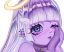ポップで可愛い女の子を描きます アイコン制作。地雷/量産/V系 イメージ8