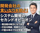 開発のセカンドオピニオン！発注者の味方になります PM経験豊富なベテランが、業者との間に入り伴走サポート！ イメージ1