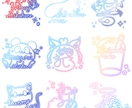 驚異の差分5種＆ラフ2案♡ネオンサイン作ります アイドルやVtuber、歌い手さんに大人気.ᐟ .ᐟ イメージ3