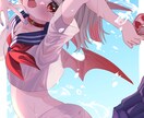 価格見直し！サムネ・動画映えイラスト等描きます 企業所属VTuber様サムネ採用、等身大パネル作成経験あり！ イメージ3