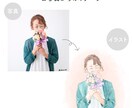 お写真からイラスト作成します 母の日や父の日のプレゼントにいかかでしょうか？ イメージ4
