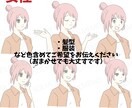 アニメ風の喜怒哀楽★合計6点イラスト作成いたします ◆ビジネスなどにも使いやすい！ イメージ3