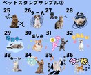 お子様・ペットの写真でLINEスタンプ作ります 今だけ24個3000円！72種のサンプルから選べます。 イメージ10