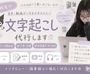 議事録等の文字起こしを代行します 会議録や音声データの文字起こしをします。 イメージ1