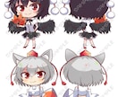 全身の可愛いデフォルメキャラ制作致します 立ち絵・ゲーム・キャラクターデザイン・グッズ制作用など イメージ8