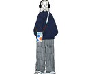 ポップで可愛いイラスト描きます 人や動物をポップに描きます！SNSのアイコンなどにどうぞ！ イメージ5