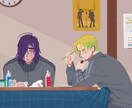 主線なし絵柄で雰囲気の良い一枚絵を描きます ゲームスチルや本の挿絵、TRPGや歌ってみたMVなどに。 イメージ8