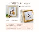 シンプルであたたかい似顔絵描きます お子様の誕生日の記念に/じいじばあばに感謝を伝えるアイテムに イメージ5