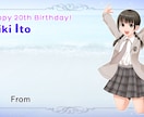生誕メッセージカードを製作致します アイドル生誕メッセージカード【SKE48・アイドル】最短2日 イメージ5