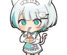 かわいいデフォルメ･SDイラストお描きします 1枚絵･アイコン･歌ってみた･グッズ用など！ イメージ5