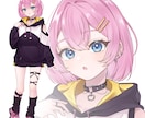 衣装デザインに拘った立ち絵描きます TRPG、IRIAM、VTuber、新衣装、グッズにどうぞ❁ イメージ5