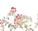 花や植物を描きます 華やかな挿絵やワンポイントになる水彩画を提供します。 イメージ3