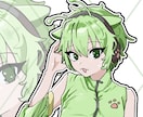 商用利用可！パキッとした線と色で描きます 一週間以内納品可能！値段プラス無し全身可能 イメージ1