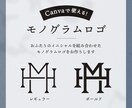 おふたりのイニシャルでモノグラムロゴを制作します Canva対応◎ 結婚式で使えるイニシャルロゴセット イメージ2