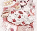 ロココアンティークな世界観のイラストを描きます 華やかで優美な世界観！サムネイルやアイコン、グッズなどに イメージ3