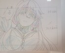 アニメの原図描きます 元原画マンが　アニメの中のお気に入りの一コマ描きます イメージ1