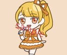 かわいい!アイコン用のミニキャラを描きます 男女キャラ問わず、お気軽にご相談ください! イメージ1