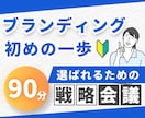 90分ブランディングコンサル★初めの一歩決まります あなたらしさで選ばれる！今日から取り組むブランディング戦略！ イメージ1