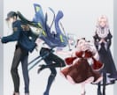 VTuber立ち絵・Live2Dパーツ分けます TRPG・IRIAM用キャラクターデザインも大歓迎です！ イメージ7