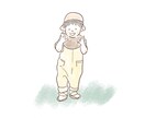 お子さまをイラストにして描きます 思い出の写真をゆるっとおしゃれに残しませんか？ イメージ4