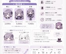 クレヨンペン風のふんわり可愛いSDイラスト描きます アイコン・メンバーシップ・配信サムネに♪ 商用利用無料！ イメージ1