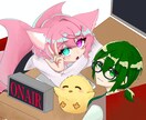 アイコンやイラスト、立ち絵などを描きます 等身大、ミニキャラ両方◎何度でも修正OK イメージ2