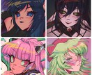 かわいいイラスト描きます どこかレトロな雰囲気の絵柄でお描きします♪ イメージ2
