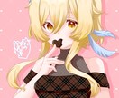 SNSで使えるアイコンやイラスト描きます かっこいい、綺麗めな子も可愛くしちゃいます イメージ4