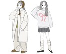 髪型や服装にこだわったイラスト描きます 挿絵やアイコンなど幅広い用途で使用いただけます！ イメージ4