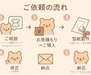 推しぬいオリキャラ◎ぬいぐるみ型紙オーダー作ります 理想のぬい型紙をPDF納品・最短3日対応OK・オーダー型紙 イメージ2