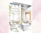 不動産・店舗の景観・背景画・風景イラスト作成します 建築や自然の絵をご要望のタッチで作画！室内屋内描写もお任せ！ イメージ5