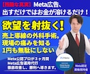 ３０億実績Meta認定プロが広告を３ヶ月代行します 負け戦は今日で終結。Meta公認プロが３０億の技術で運用。 イメージ1