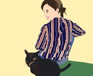 SNSのアイコンや待受などにおすすめします 少し味のあるテイストかつ、雰囲気は似ているよう表現します イメージ2