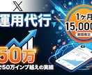 X運用代行行います フォロワー少数でも“伸びる型”を作る｜立ち上げ特化・設計伴走 イメージ1