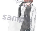 SNS用アイコン、キャラクターデザインを描きます 10～20代がメインで中性的な絵柄が得意ですオリキャラも歓迎 イメージ6