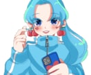 最短2日でポップな絵描きます 誰とも被らない独自のポップな絵柄で思いどおりのイラスト イメージ2