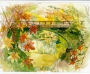 水彩風景イラストをお描きします 制作数１０００枚以上⭐︎あなただけの風景をお描きします♪ イメージ8