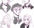 夢絵、同人誌の表紙、立ち絵、バストアップ描きます あなた用のイラストを描きます。 イメージ6