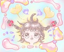ゆるふわで可愛いく描きます 色々なニーズに合わせて対応します！心を込めて イメージ1
