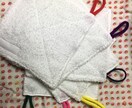 雑巾縫います 学校や幼稚園向けに！古いタオルを雑巾にします。オーダーも可能 イメージ2