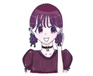 なんでもOK！かわいい女の子のアイコン描きます ♡基本的になんでもOK！♡似顔絵も可です♡ イメージ4