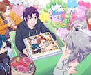 ご希望のイラストをお描きします カラフルでわかりやすいアニメ塗りイラストをお描きします イメージ10