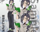 商用可☺︎︎可愛い立ち絵作成します 表情豊かなキャラクターをお届け！セッションを楽しいものに！ イメージ3