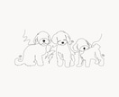 シンプルに伝わる一筆書きイラストをお描きします 上品な仕上がりのイラストです。商用利用可！ イメージ2