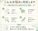 ブログやSNS文章を読みやすく自然に整えます 不自然な表現や重複を整理し伝わる文章に仕上げます イメージ2