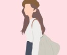 SNSに使えるアイコン画像描きます 表情なしのシンプルでニュアンスのあるおしゃれな仕上がりです♡ イメージ4