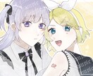 SNS向けのアイコン・夢絵イラストお描きします SNSに使用可能なアイコン等お描きしますミニ、等身どちらも◎ イメージ3