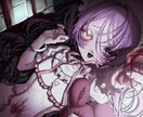 アイコンや動画のサムネイルなどを作成します ダークでかわいらしいイラストを描きます。 イメージ8