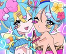 納品1週間以内！早い、安い、イラスト描きます 商用利用OK！ポップ×かっこかわいいイラスト制作します！ イメージ1